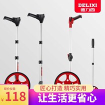 West Germany imported new wheel high-precision roller ruler rangefinder hand-push roller type digital display mechanical measuring ruler car instrument
