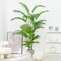 Nordic simulation plant loose-tailed sunflower living room bonsai large fake green plant decoration monstera bamboo indoor floor-to-ceiling decoration