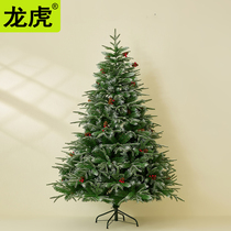 Dragon Tiger Christmas Tree Emulation Stained white PE Home Pendulum Ware Ultra Christmas decorations ambience to arrange Christmas presents