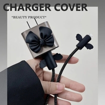 Apple 13 data cable protective case iPhone12promax charging cable anti-break iPad fast charge 20w charger protective shell mobile phone cable winding rope iPhone14P