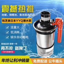 And Zhiquan outdoor fish pond courtyard special stainless steel large flow high head circulating filter submersible pump clean water pump
