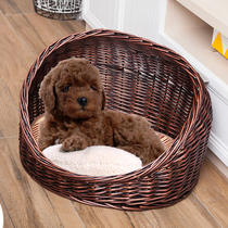 New products Seasons Vine choreography kennel Cat House Cat Kennel Cat House Pet Cage Removable Wash With Teddy Small Dog Tent