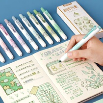 Point Shixin New Guozhu Handle Press Fluorescent Pen Students Large Capacity Mark Reconstructive Fluorescent Color