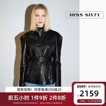 Miss Sixty winter princess sleeve lapel leather coat women 604LJ3390000