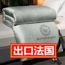 (Export France) Handmade silk quilted by 100 mulberry silk spring autumn quilt core thickened winter by summer cool air conditioning quilt