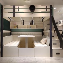 Simple bed table multi-function bed with desk children's bed bunk bed mother bed high and low bed small apartment