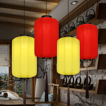 Chinese chandelier Classical waterproof elastic cloth Teahouse fabric Red lantern Hotel Restaurant Inn Corridor light Chinese style
