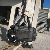Tide Card Travel Bag Mens Large Capacity Hand Students Short Trips Travel Luggage Bags Sports Fitness Bag Slanted Satchel