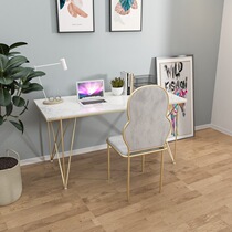 Nordic Study Bedroom Marble Desk Office Manager Single computer desk ins Home desk combination