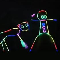 Night Light Fluorescent Bar Concert Styling Prop Shake Soundnet Red Fluorescent Stick Dance Disposable Luminous Childrens Toys