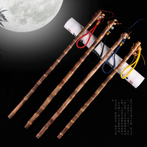 Solid gold silk bamboo whip Natural bamboo text play handle Polished brown bamboo stick Ring ruler Rattan dance baton