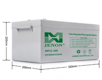 JENON poly-energy lead-acid battery MF12-200 maintenance-free 12V200AH upseds machine room backup power