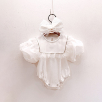 Full Moon Baby Clothes Princess Hundred Days Hundred Days Banquet Dress One Year One Baby Summer Clothes Baby Girl Summer Clothes