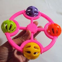 Dragon and phoenix baby hand-cranked bell disc dancing bell Kindergarten students perform bell toys crisp