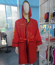 ZOKE Zhouke new mens and womens childrens water polo team with the same cold-proof cap swimming competition bathrobe men
