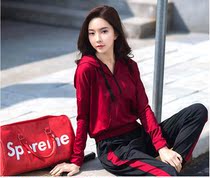 New yoga sports suit female gym professional high-end running slim quick-drying suit three-piece set