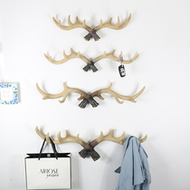 Nordic clothes hook into the house wall Wall clothes adhesive hook creative wall decoration antler decoration coat hook porch Wall wall hanging