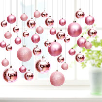 Christmas Decorations Mall Shops Chandeliers Hanging up Creative Ceiling Pendant Shop Windows Ceiling roof Colorful Ball Placement