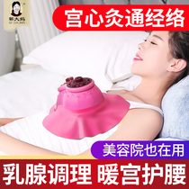 Moxibustion Box Carry-on Moxibustion Home Moxibustion Tools Palace Chill Moxibustion Tank Rack Beauty Institute Chest Gynecological Fumigation Instruments Palace Moxibustion