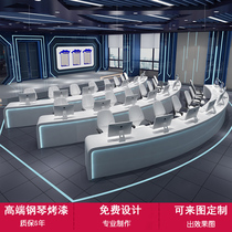 Arc desk monitoring console console console dispatch desk security command desk design customization
