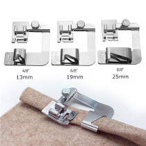 Crimping presser foot made in Taiwan Shengjia Brothers Feiyue Heavy machine Household multi-function sewing machine Metal crimping presser foot