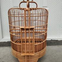 Cantonese (light body) 36cm Guangxi bottom old bamboo Qingyuan thrush Cage Full Set (Factory Direct Sales)