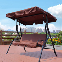 Outdoor Autumn Kvine Chair Outdoor Iron Art Cradle Double Patio Basket basket Leisure Home Balcony Hanging Chair Garden Rocking Chair