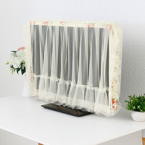 Lace TV cover dust cover modern simple LCD TV cover 50 inch 55 inch 42 inch boot not taken