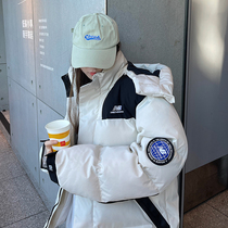 2021 Winter new NB down clothes male and female loose with cap windproof thickened warm cotton jacket NPA43131