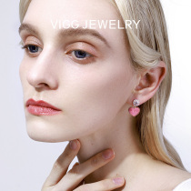 VIGG Star Light Sweetheart Earrings Female Advanced Sensation Earrings Small Crowddesign 2023 New Tide Pure Silver Earshot Ear Accessories