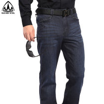 American BMT Tactical Jeans CORDURA ELASTIC STRAIGHT BARREL LOOSE PANTS MENS MILITARY FANS OUTDOOR TOOLING JEANS LONG PANTS