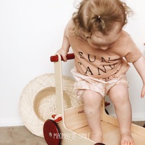 MAO 1~2~3 ~ toddler ~ walk Danish moover classic wooden baby hand push toddler toy
