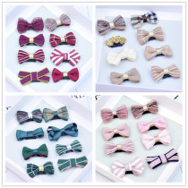 New dog headdress Yorkshire bow hair accessories Pet Teddy cat head flower hairpin puppy hairpin jewelry