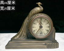 Watch clock imitation antique play small clock ball table Peacock antique mechanical clock classical clock