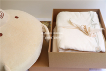 Natural Color Cotton Outlet Crib Bed Bamboo Hat Baby Full Cotton Pure Cotton Linen Organic Color Cotton Bed Hat 65 * 120