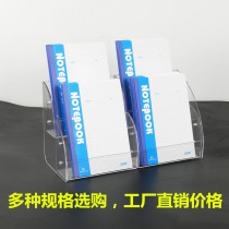 A5 promotional stand Acrylic data stand Desktop display stand A7 single page stand Promotional leaflet display stand Transparent book stand A6