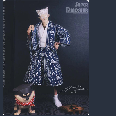 taobao agent SuperDINOSAUR Trend Patio 1/6 soldiers five -point BJD kimono Japanese and wind baby jackets