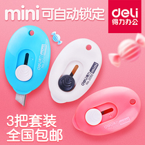 6 Derri mini art knife small box opener paper knife open letter knife split express portable knife pencil sharpener