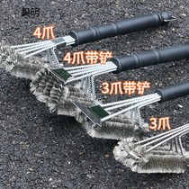  Barbecue cleaning tools Stainless steel rack steel brush long handle stainless steel mesh steel wire brush Commercial brush Iron brush Baking brush special