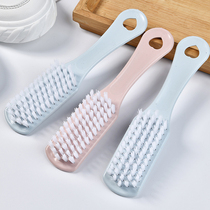 Household soft wool shoe brush student dormitory cleaning artifact plastic brush long handle washing clothes simple multi-function