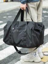 mk Ifashion large capacity travel bag fitness bag dry and wet separation swimming bag hand luggage bag womens bag