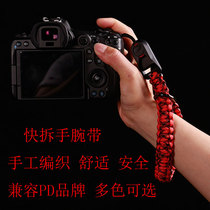 Micro Single Camera Quick Release Wrist Strap Compatible PD Canon EOSR6 Fujifilm XT4 XS10 Sony A7C DSLR Lanyard