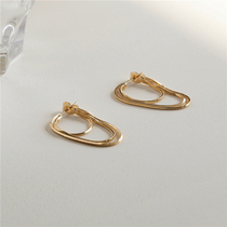 A D Hepburn earrings simple cold wind earrings tassel earrings fairy temperament Korean advanced ear ornaments