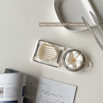 Japanese multifunctional egg cutter stainless steel egg cutter slicing home kitchen gadget