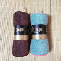 Beautiful elegant rag double-sided velvet thickened multi-use towel wipes absorbent strong decontamination towel easy to clean without losing hair