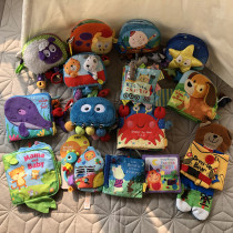 Baby pacification toy English cute story cloth book ripping without crappy bites with bright and washable solid touch