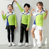 Short sleeve long sleeve spring and autumn badminton suit for men and women badminton suit quick-drying breathable volleyball suit table tennis suit