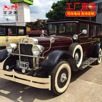 Old-fashioned old Shanghai retro retro sightseeing tour classic car large simulation film and television props shopping mall Mei Chen ornaments