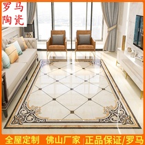 European-style living room parquet floor tiles 800x800 dining room parquet tiles into the home porch carpet flower floor heart throbbed Crystal tiles