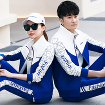 Couple Jordan Nori Collar Group Purchase Sportswear Suit for men and women 361 Chunqiu Ji Lean Running Student Casual Wear